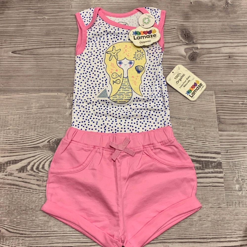 Lamaze Organic Cotton Mermaid Set for Baby